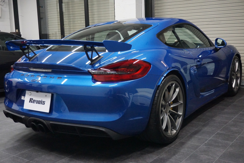 ポルシェ ケイマン GT4 PCCB アダプティブスポーツシート オールレザー＆コントラストステッチ サファイアブルー  中古車