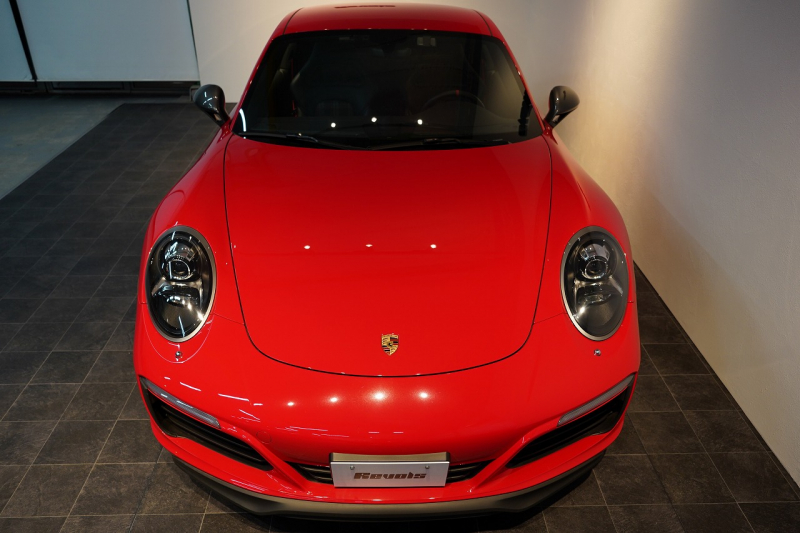 ポルシェ 911(Type991.2) Carrera T 日本未導入モデル7MT ショートシフト スポーツエグゾースト Bカメラ カーボンバケットチェック柄 ガーズレッド  中古車