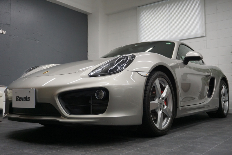 ポルシェ ケイマン Cayman S 6MT スポーツクロノパッケージ オートブリッピング プラチナシルバー  中古車