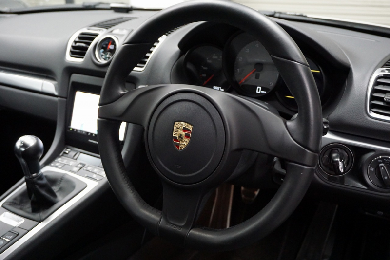 ポルシェ ケイマン Cayman S 6MT スポーツクロノパッケージ オートブリッピング プラチナシルバー  中古車