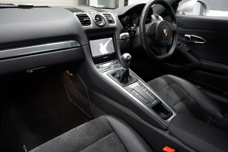 ポルシェ ケイマン Cayman S 6MT スポーツクロノパッケージ オートブリッピング プラチナシルバー  中古車