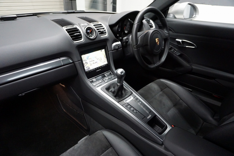 ポルシェ ケイマン Cayman S 6MT スポーツクロノパッケージ オートブリッピング プラチナシルバー  中古車