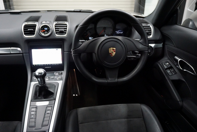 ポルシェ ケイマン Cayman S 6MT スポーツクロノパッケージ オートブリッピング プラチナシルバー  中古車