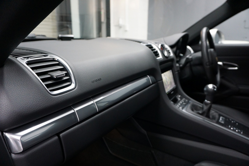 ポルシェ ケイマン Cayman S 6MT スポーツクロノパッケージ オートブリッピング プラチナシルバー  中古車