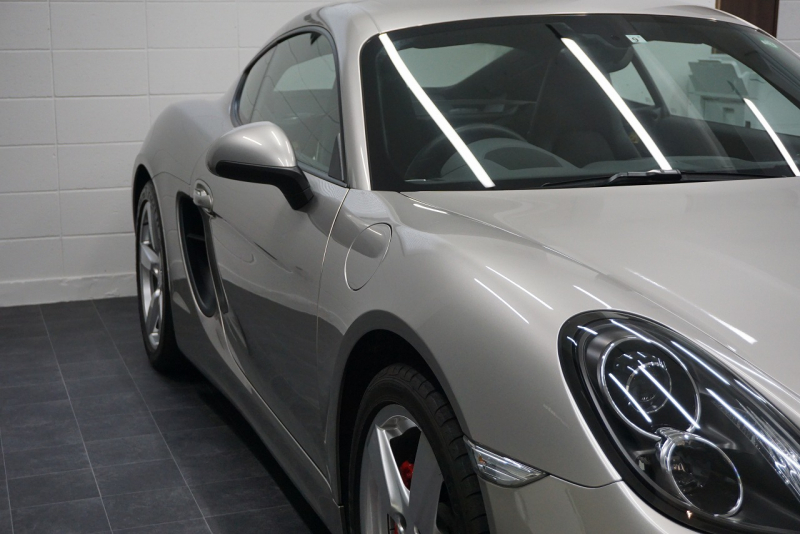 ポルシェ ケイマン Cayman S 6MT スポーツクロノパッケージ オートブリッピング プラチナシルバー  中古車