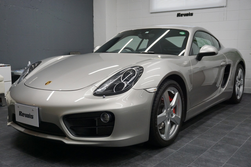 ポルシェ ケイマン Cayman S 6MT スポーツクロノパッケージ オートブリッピング プラチナシルバー  中古車