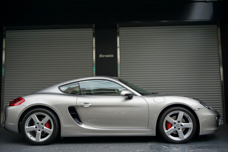 ポルシェ ケイマン Cayman S 6MT スポーツクロノパッケージ オートブリッピング プラチナシルバー  中古車