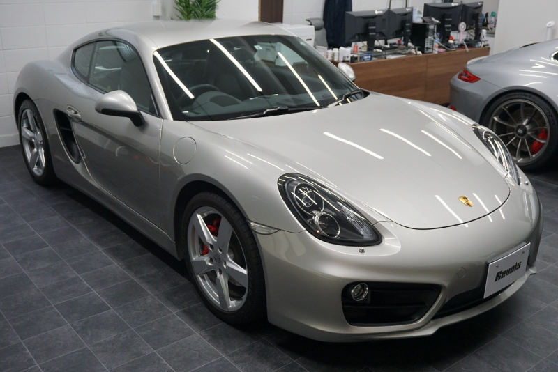 ポルシェ ケイマン Cayman S 6MT スポーツクロノパッケージ オートブリッピング プラチナシルバー  中古車