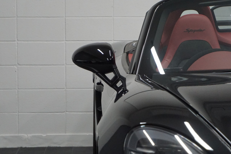 ポルシェ 718スパイダー Boxster Spyder  6MT スパイダークラシックインテリア LEDヘッドライト ブラック 中古車 中古車