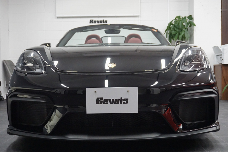 ポルシェ 718スパイダー Boxster Spyder  6MT スパイダークラシックインテリア LEDヘッドライト ブラック 中古車 中古車