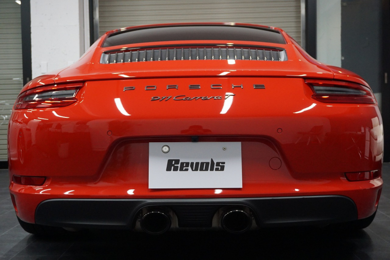 ポルシェ 911(Type991.2) Carrera T 日本未導入モデル7MT ショートシフト スポーツエグゾースト カーボンバケットチェック柄 ガーズレッド  中古車