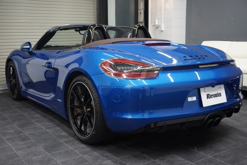 ポルシェ ボクスター Boxster（Type981） GTS 6MT  ホワイトメーターパネル オールレザー サファイアブルー  中古車
