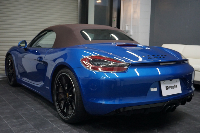 ポルシェ ボクスター Boxster（Type981） GTS 6MT  ホワイトメーターパネル オールレザー サファイアブルー  中古車