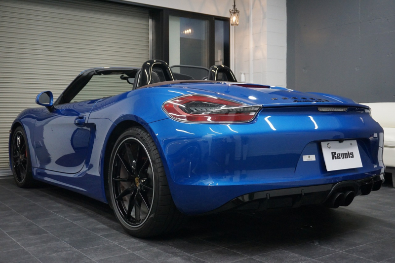 ポルシェ ボクスター Boxster（Type981） GTS 6MT  ホワイトメーターパネル オールレザー サファイアブルー  中古車