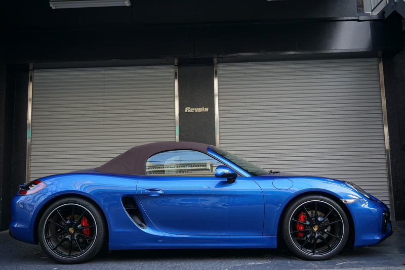 ポルシェ ボクスター Boxster（Type981） GTS 6MT  ホワイトメーターパネル オールレザー サファイアブルー  中古車