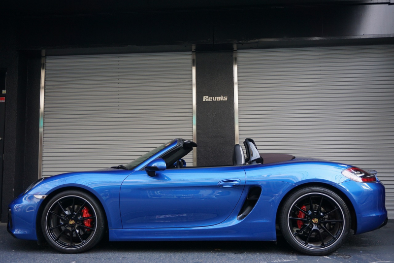 ポルシェ ボクスター Boxster（Type981） GTS 6MT  ホワイトメーターパネル オールレザー サファイアブルー  中古車