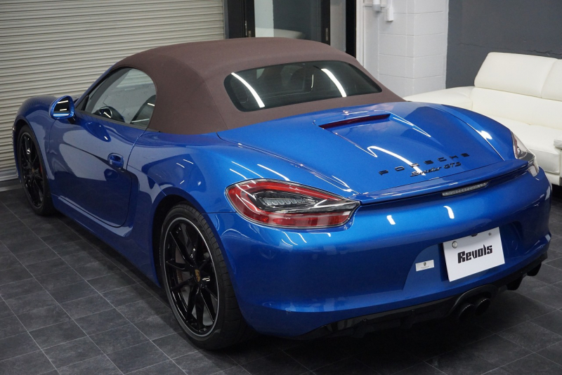 ポルシェ ボクスター Boxster（Type981） GTS 6MT  ホワイトメーターパネル オールレザー サファイアブルー  中古車