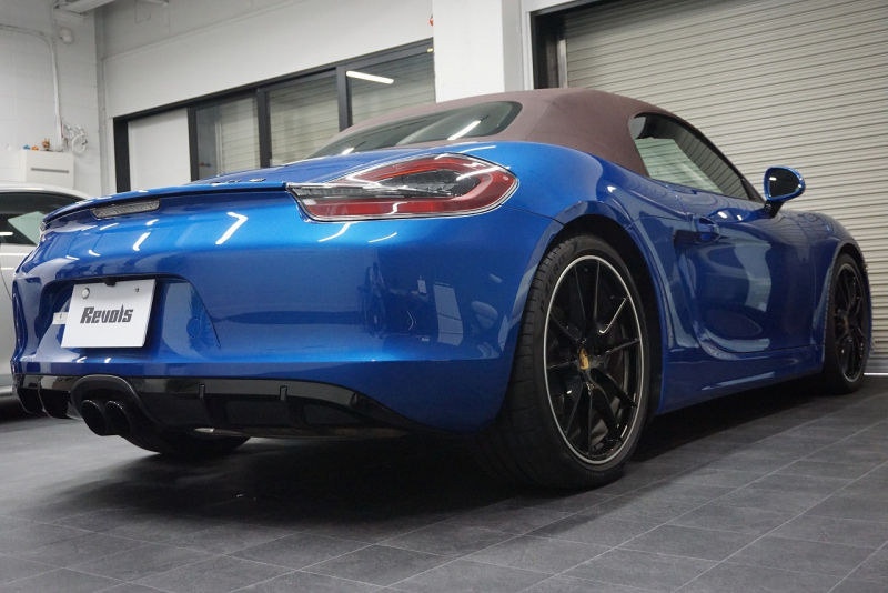 ポルシェ ボクスター Boxster（Type981） GTS 6MT  ホワイトメーターパネル オールレザー サファイアブルー  中古車