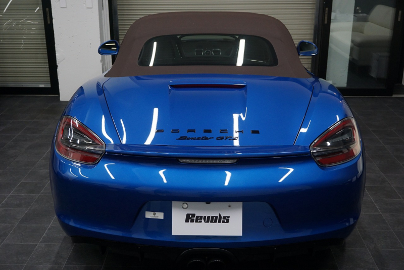 ポルシェ ボクスター Boxster（Type981） GTS 6MT  ホワイトメーターパネル オールレザー サファイアブルー  中古車