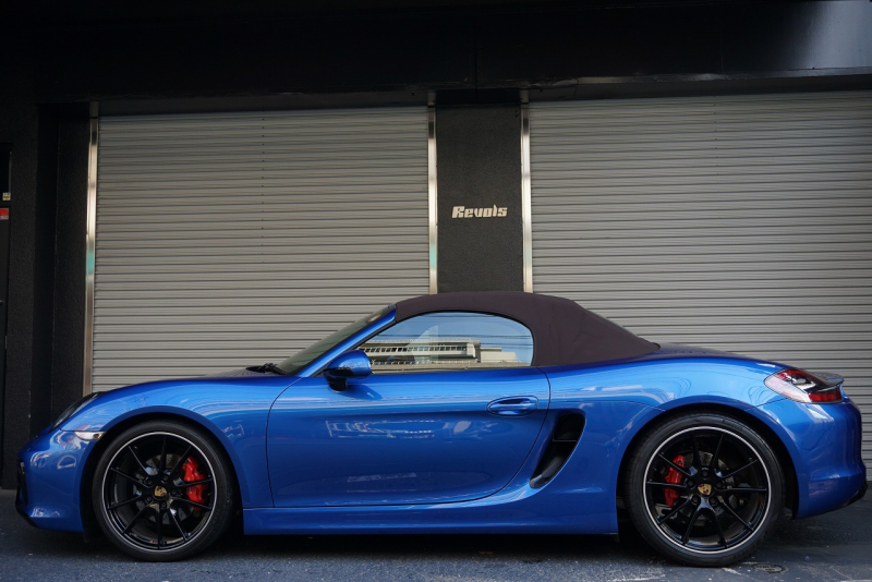 ポルシェ ボクスター Boxster（Type981） GTS 6MT  ホワイトメーターパネル オールレザー サファイアブルー  中古車