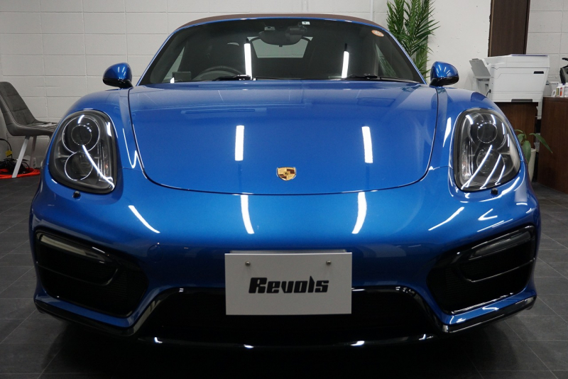 ポルシェ ボクスター Boxster（Type981） GTS 6MT  ホワイトメーターパネル オールレザー サファイアブルー  中古車