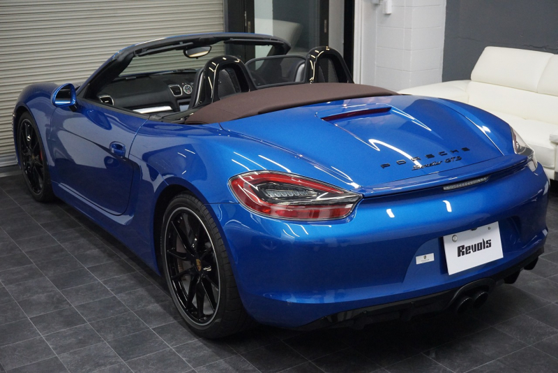 ポルシェ ボクスター Boxster（Type981） GTS 6MT  ホワイトメーターパネル オールレザー サファイアブルー  中古車