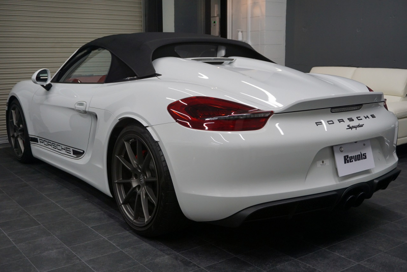 ポルシェ ボクスター Boster（Type981） Spyder  スパイダークラシックインテリア  カーボンフルバケットシート 中古車 中古車