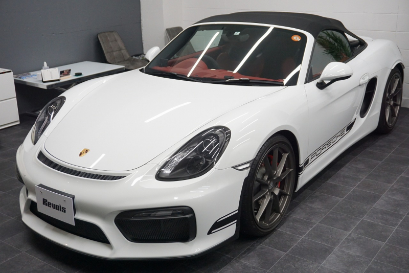 ポルシェ ボクスター Boster（Type981） Spyder  スパイダークラシックインテリア  カーボンフルバケットシート 中古車 中古車