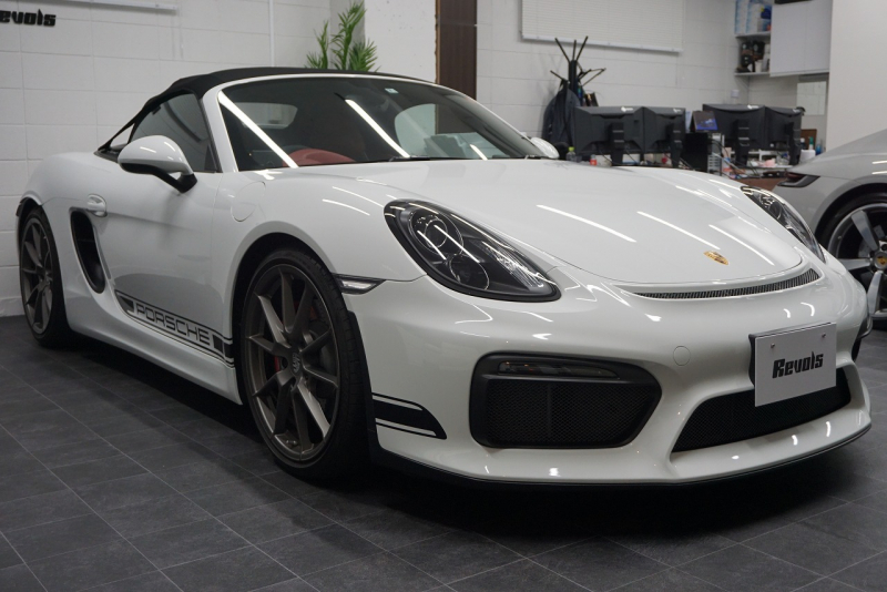 ポルシェ ボクスター Boster（Type981） Spyder  スパイダークラシックインテリア  カーボンフルバケットシート 中古車 中古車