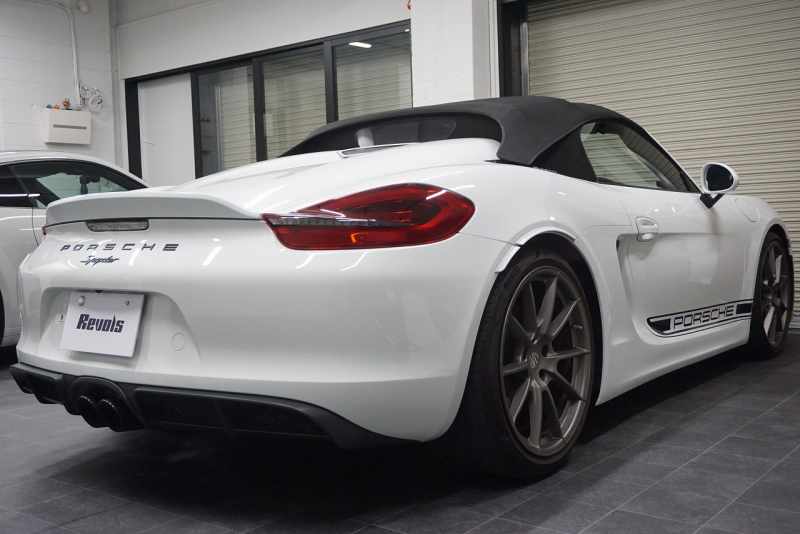 ポルシェ ボクスター Boster（Type981） Spyder  スパイダークラシックインテリア  カーボンフルバケットシート 中古車 中古車