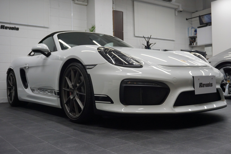 ポルシェ ボクスター Boster（Type981） Spyder  スパイダークラシックインテリア  カーボンフルバケットシート 中古車 中古車