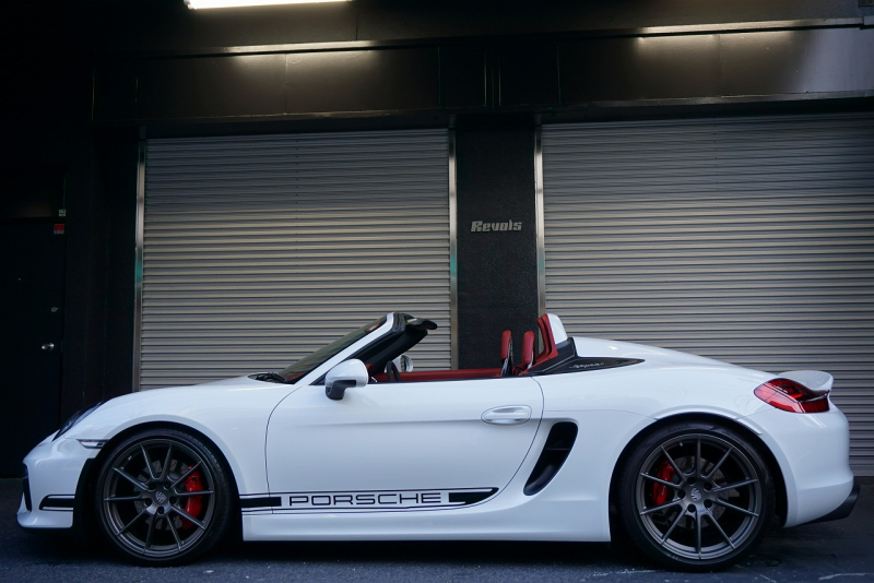 ポルシェ ボクスター Boster（Type981） Spyder  スパイダークラシックインテリア  カーボンフルバケットシート 中古車 中古車