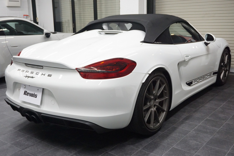 ポルシェ ボクスター Boster（Type981） Spyder  スパイダークラシックインテリア  カーボンフルバケットシート 中古車 中古車