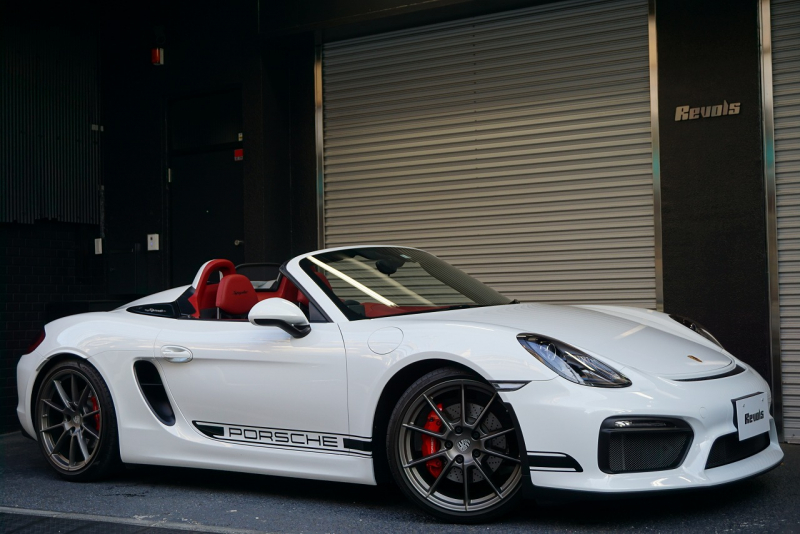 ポルシェ ボクスター Boster（Type981） Spyder  スパイダークラシックインテリア  カーボンフルバケットシート 中古車 中古車