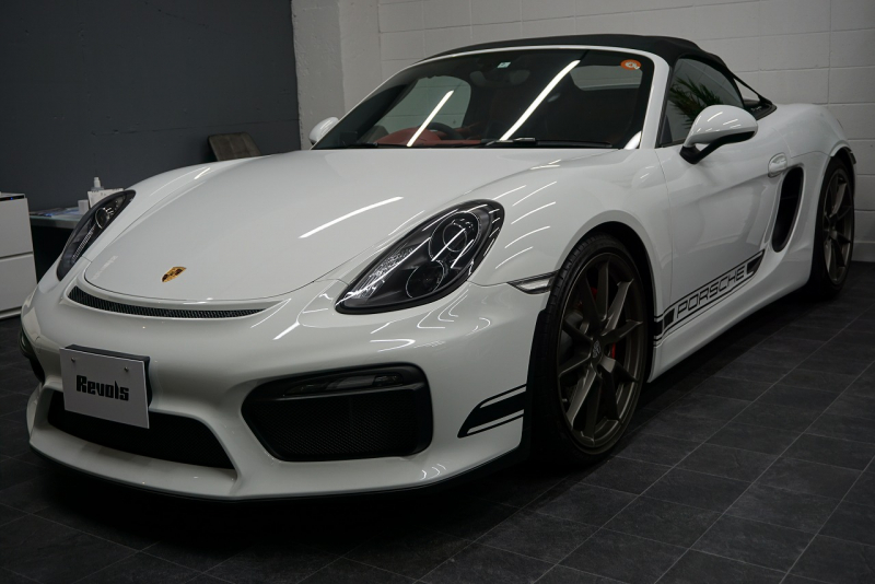 ポルシェ ボクスター Boster（Type981） Spyder  スパイダークラシックインテリア  カーボンフルバケットシート 中古車 中古車