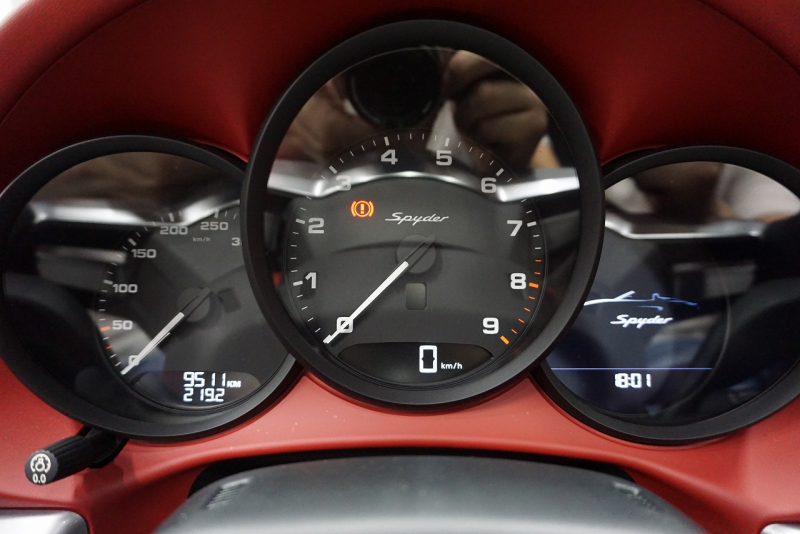 ポルシェ ボクスター Boster（Type981） Spyder  スパイダークラシックインテリア  カーボンフルバケットシート 中古車 中古車