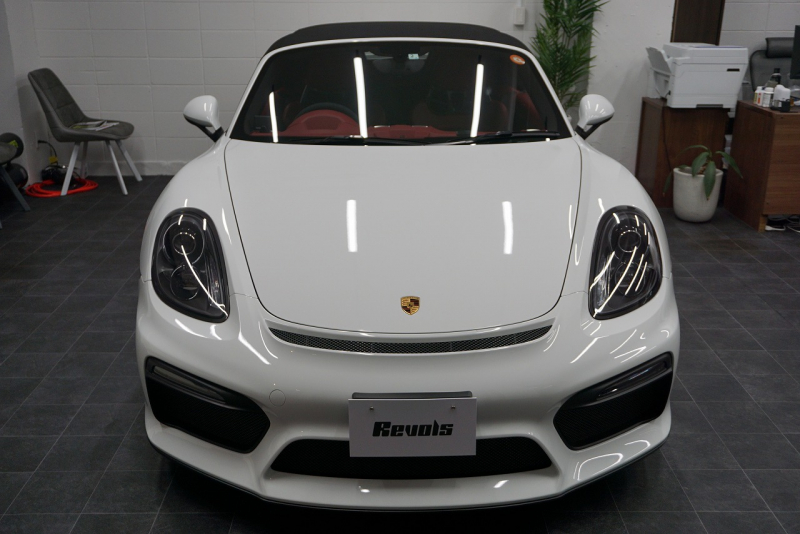 ポルシェ ボクスター Boster（Type981） Spyder  スパイダークラシックインテリア  カーボンフルバケットシート 中古車 中古車