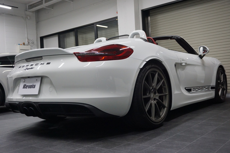 ポルシェ ボクスター Boster（Type981） Spyder  スパイダークラシックインテリア  カーボンフルバケットシート 中古車 中古車