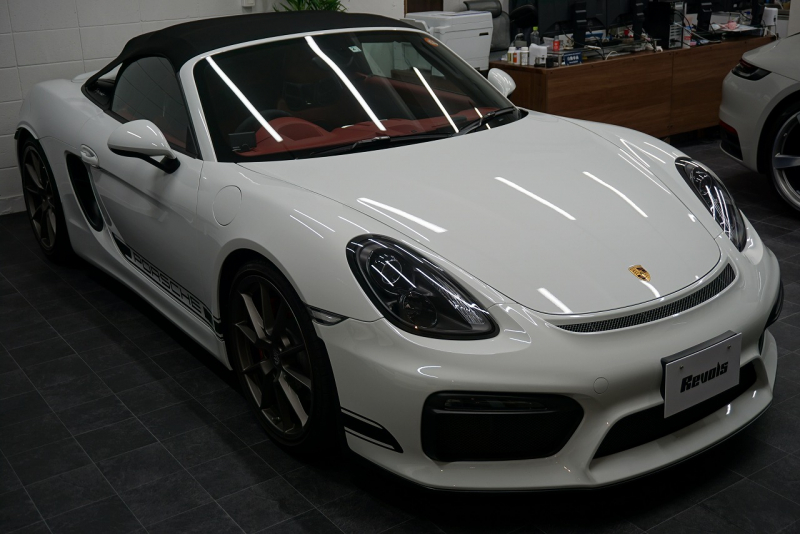 ポルシェ ボクスター Boster（Type981） Spyder  スパイダークラシックインテリア  カーボンフルバケットシート 中古車 中古車