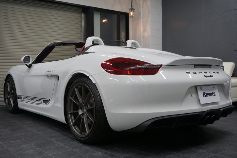 ポルシェ ボクスター Boster（Type981） Spyder  スパイダークラシックインテリア  カーボンフルバケットシート 中古車 中古車