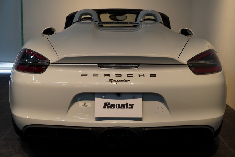 ポルシェ ボクスター Spyder PCCB アダプティブスポーツシート  オールレザー×イエローステッチ キャララホワイトメタリック  中古車