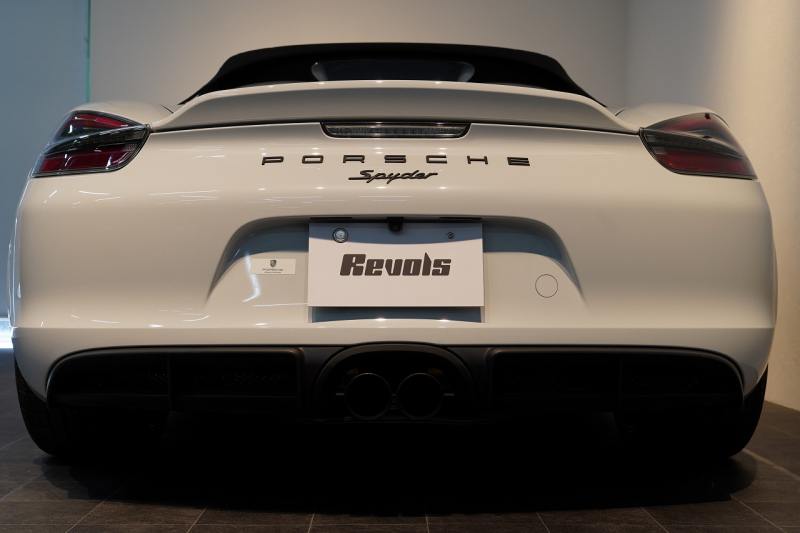 ポルシェ ボクスター Spyder PCCB アダプティブスポーツシート  オールレザー×イエローステッチ キャララホワイトメタリック  中古車