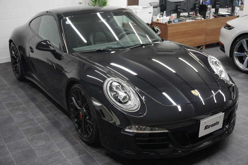 ポルシェ 911(Type991.1) Carrera GTS LEDヘッドライト ベンチレーション レッドメーターパネル ジェットブラックメタリック  中古車