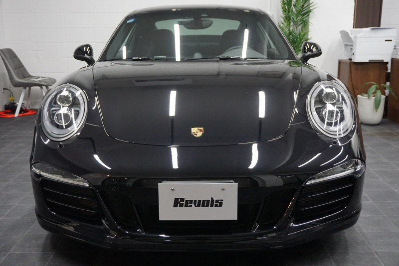 ポルシェ 911(Type991.1) Carrera GTS LEDヘッドライト ベンチレーション レッドメーターパネル ジェットブラックメタリック  中古車