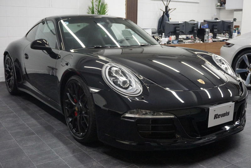 ポルシェ 911(Type991.1) Carrera GTS LEDヘッドライト ベンチレーション レッドメーターパネル ジェットブラックメタリック  中古車