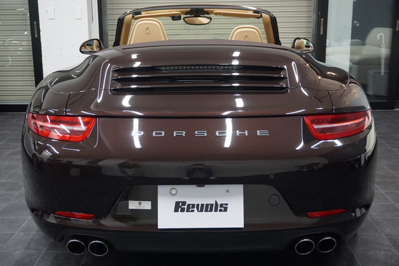 ポルシェ 911(Type991.1) Carrera Cabriolet スポーツエグゾースト オールレザーインテリア スポーツデザイン20ホイール マホガニーメタリック  中古車