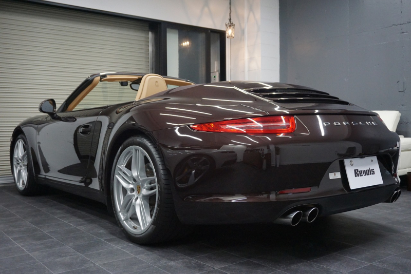 ポルシェ 911(Type991.1) Carrera Cabriolet スポーツエグゾースト オールレザーインテリア スポーツデザイン20ホイール マホガニーメタリック  中古車