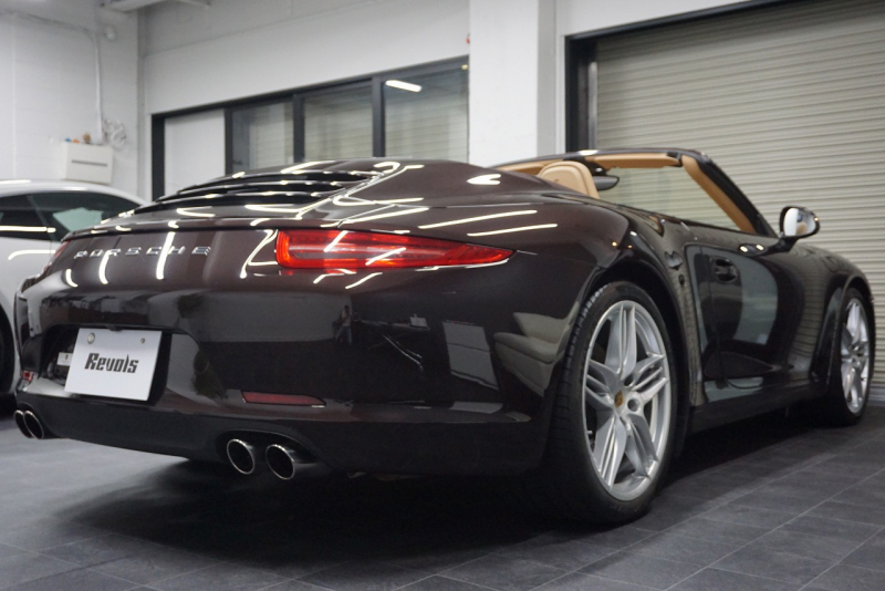 ポルシェ 911(Type991.1) Carrera Cabriolet スポーツエグゾースト オールレザーインテリア スポーツデザイン20ホイール マホガニーメタリック  中古車