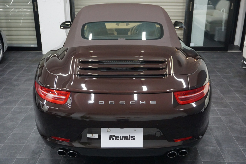 ポルシェ 911(Type991.1) Carrera Cabriolet スポーツエグゾースト オールレザーインテリア スポーツデザイン20ホイール マホガニーメタリック  中古車