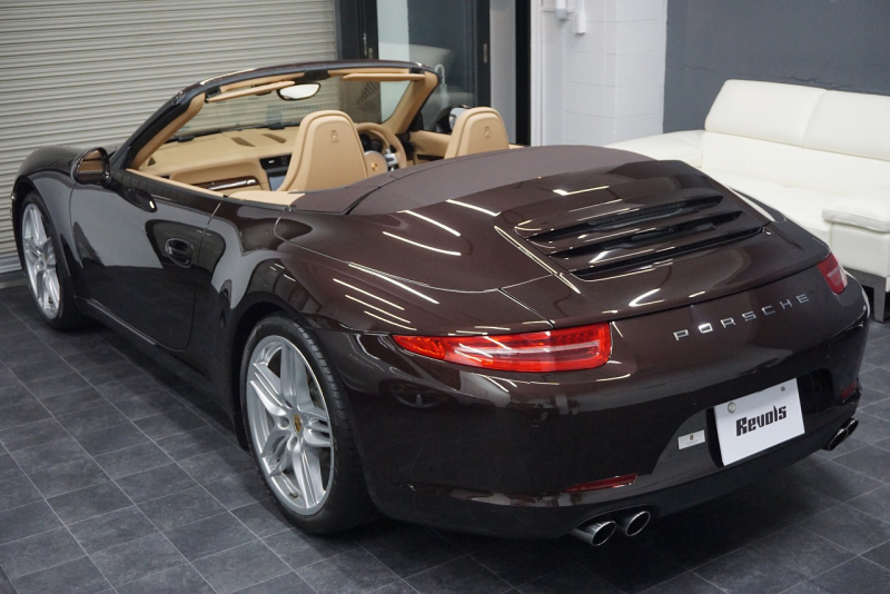 ポルシェ 911(Type991.1) Carrera Cabriolet スポーツエグゾースト オールレザーインテリア スポーツデザイン20ホイール マホガニーメタリック  中古車